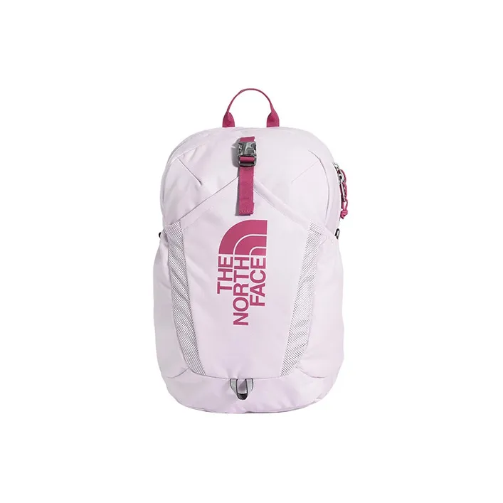 THE NORTH FACE Backpack Double Shoulder Outdoor Bag Recycled Polyester Light Pink Women's