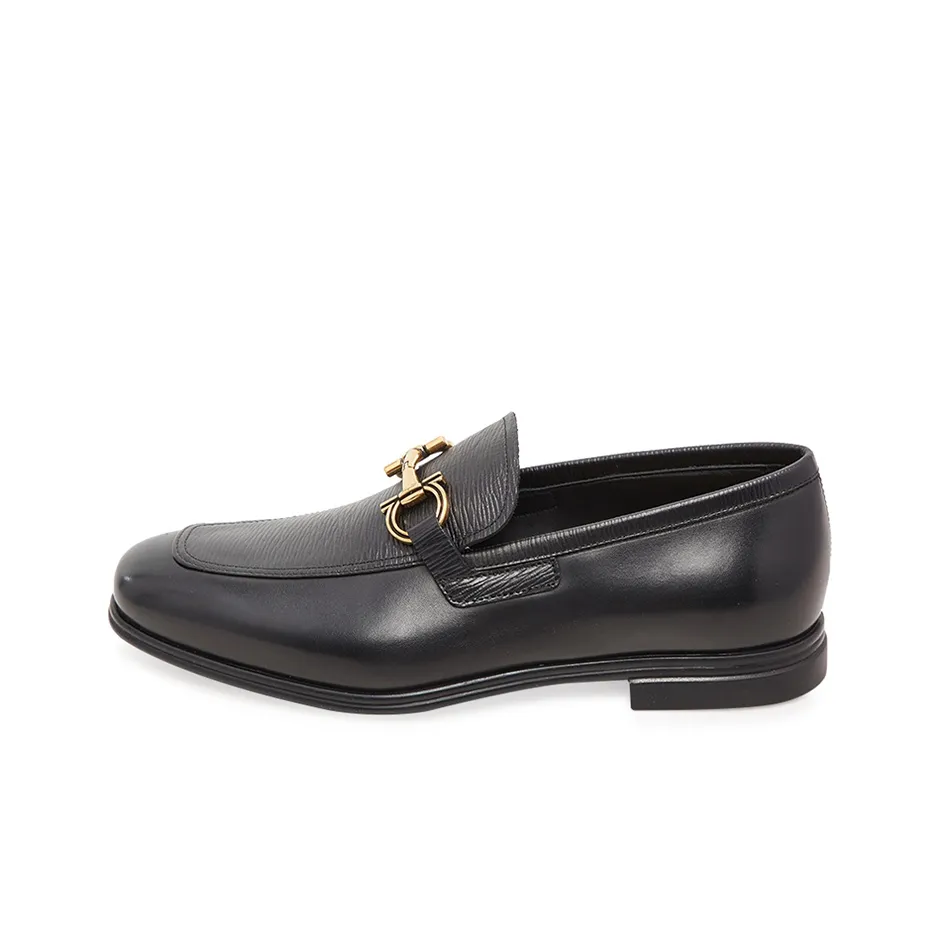Ferragamo Loafers Men's Low top Black