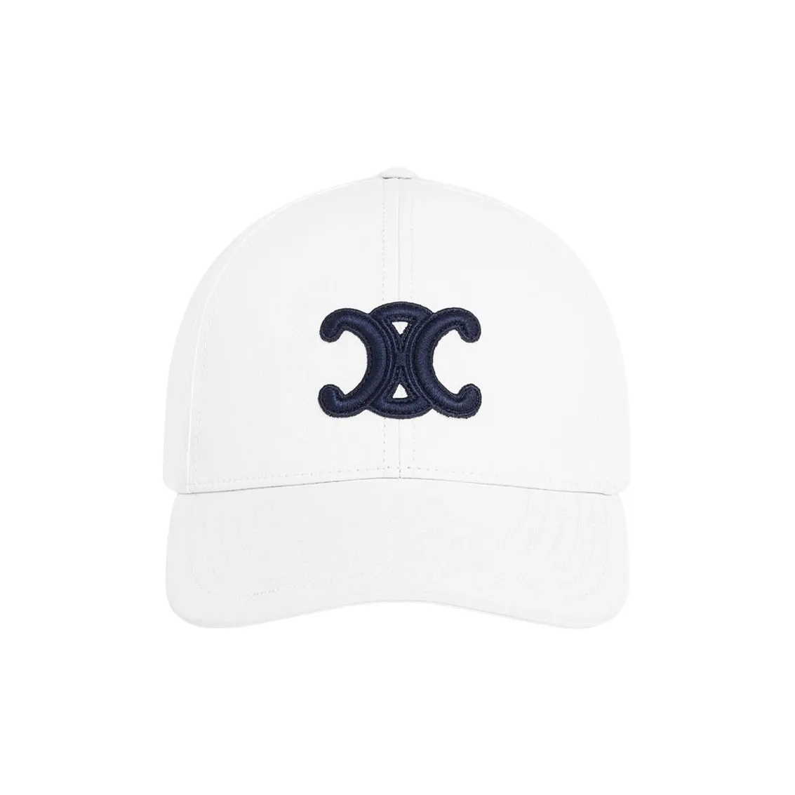 CELINE Triomphe Baseball Cap In Cotton