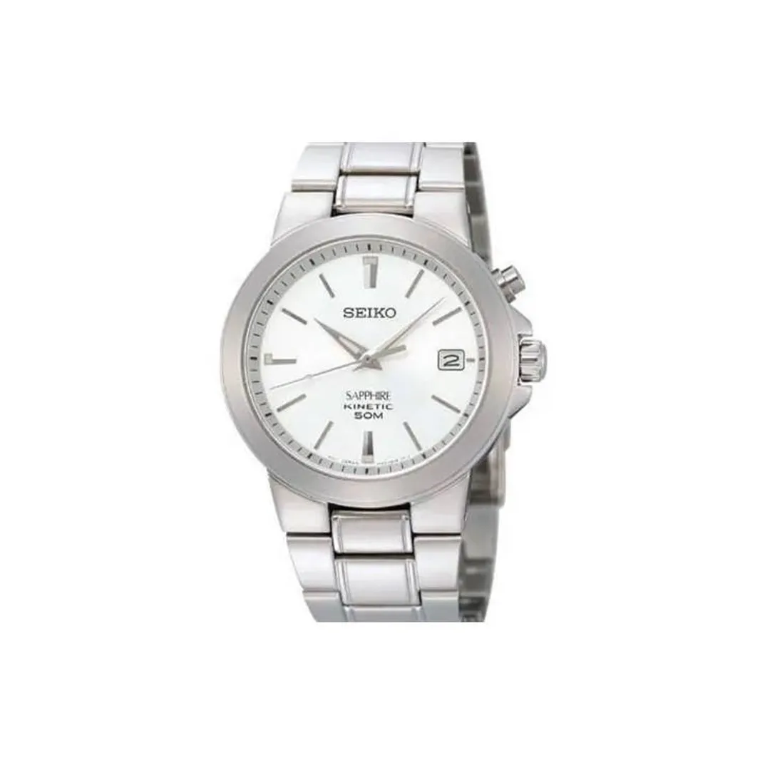 SEIKO Кварцевый механизм Часы Мужские Белый циферблат