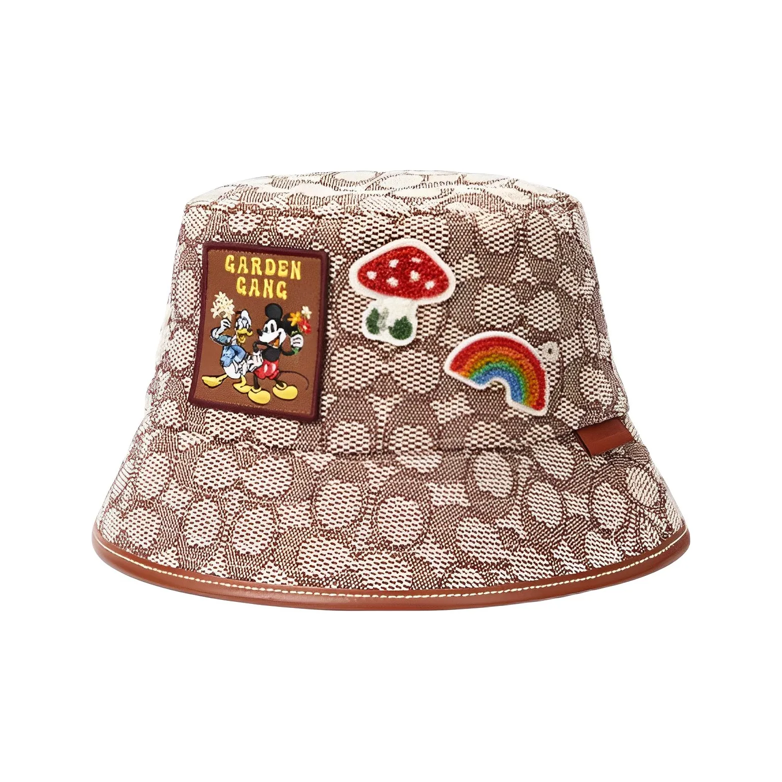 COACH Bucket Hats Unisex Brown