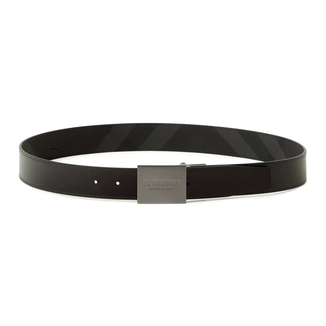 Burberry Leather Belts Men's Width 3.5cm