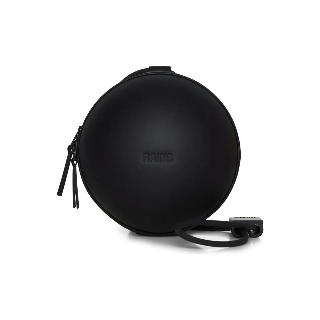 Rains Водонепроницаемая ткань сумка через плечо маленькая унисекс черный закатный желтый