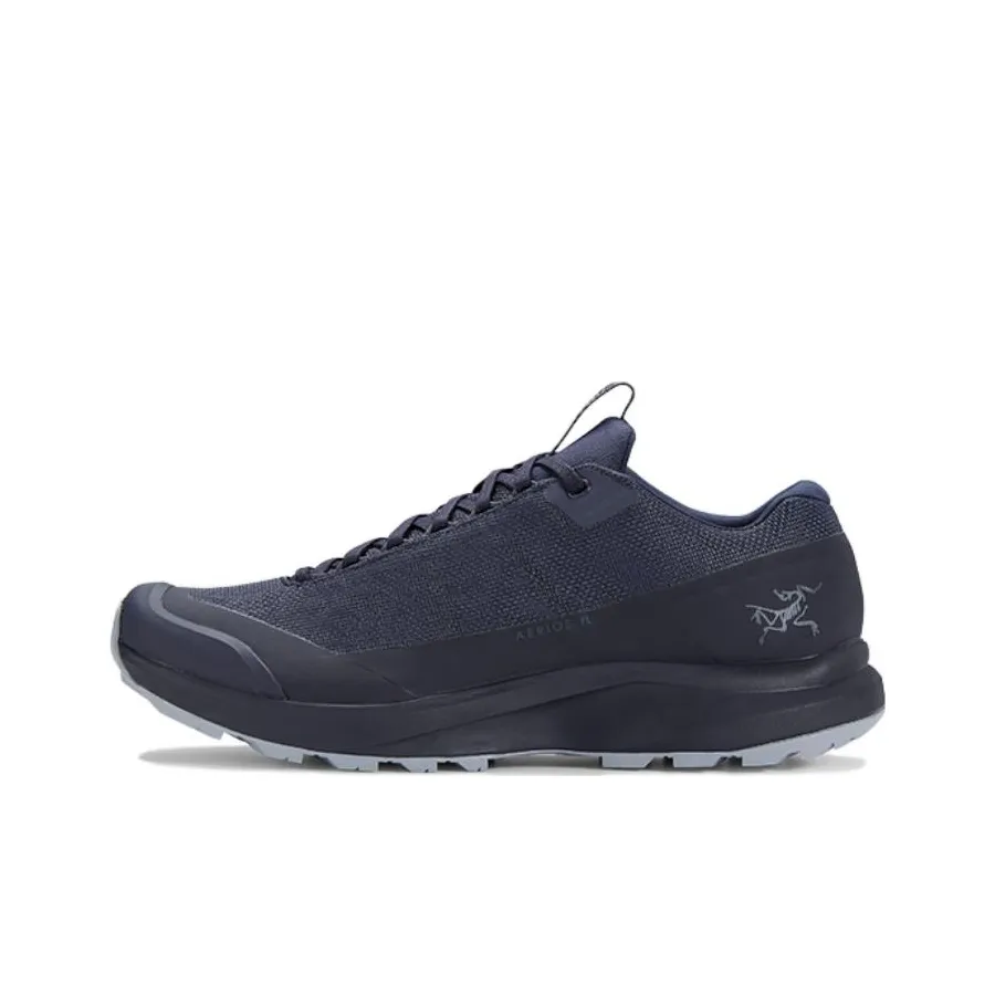 Arcteryx Aerios GTX Comfortable Abrasion Resistant Breathable Low Top Outdoor Shoes Unisex Blue Black