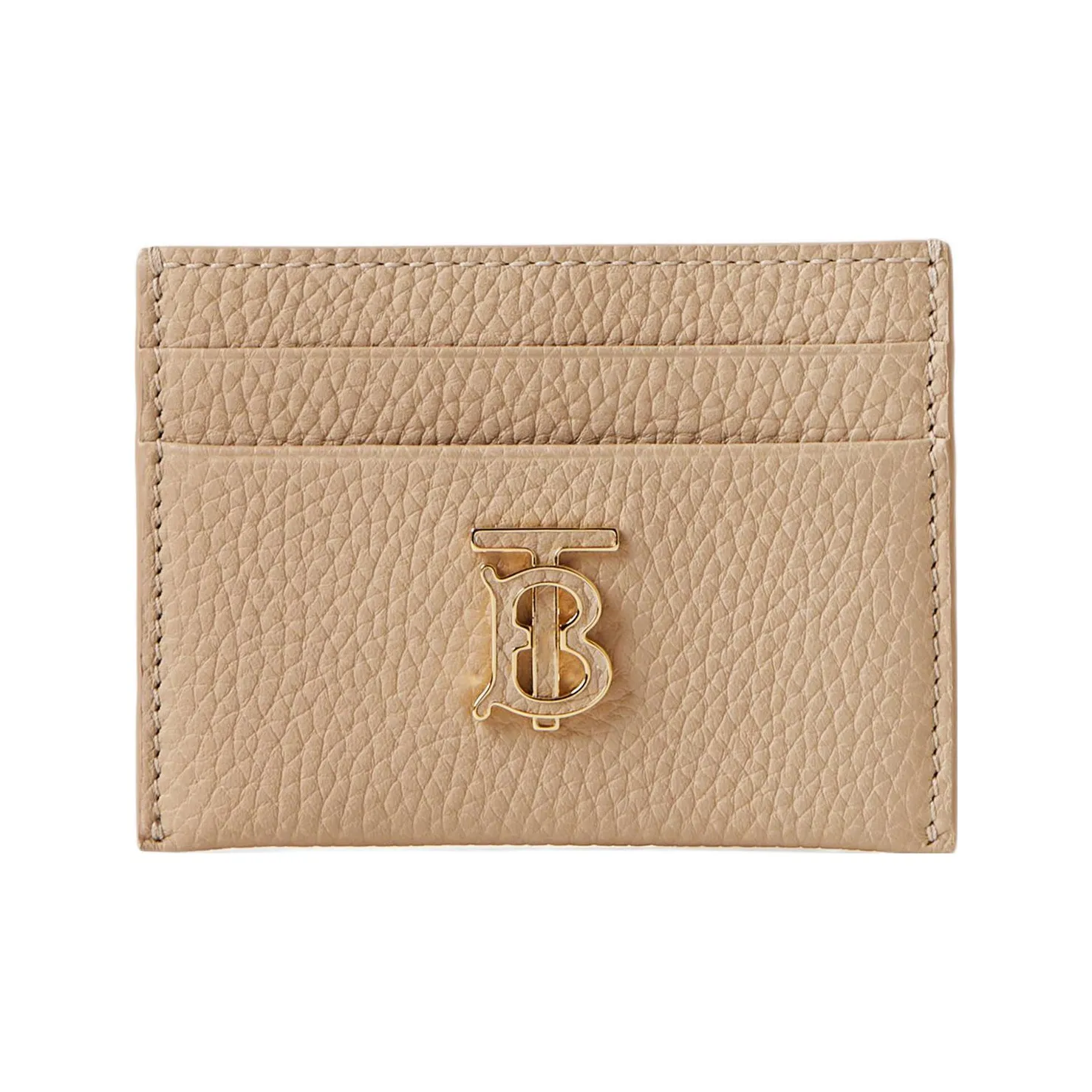 Burberry Личи Телячья кожа Держатель для карт Держатель для карт Женский Бежевый