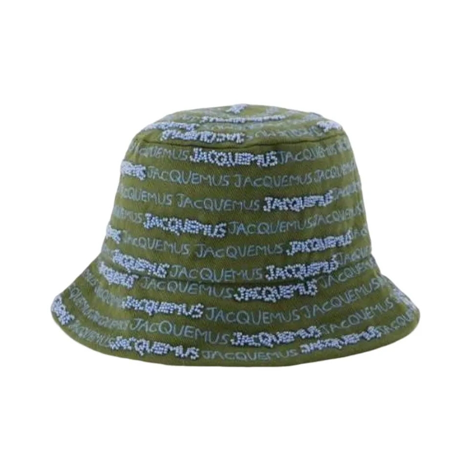 Jacquemus Embroidered logo Bucket Hat