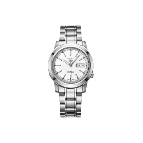 SEIKO Автоматический Механический Movement Мужские Часы 38 мм Серебряные
