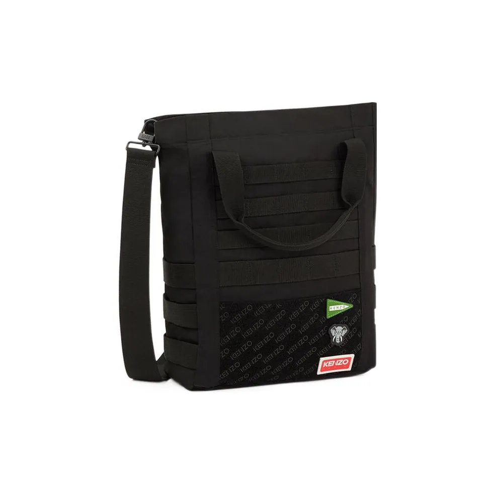 KENZO Полиэстер Тоут Сумка Сумка для покупок Сумка Сумка через плечо Сумка через плечо Женская Черная