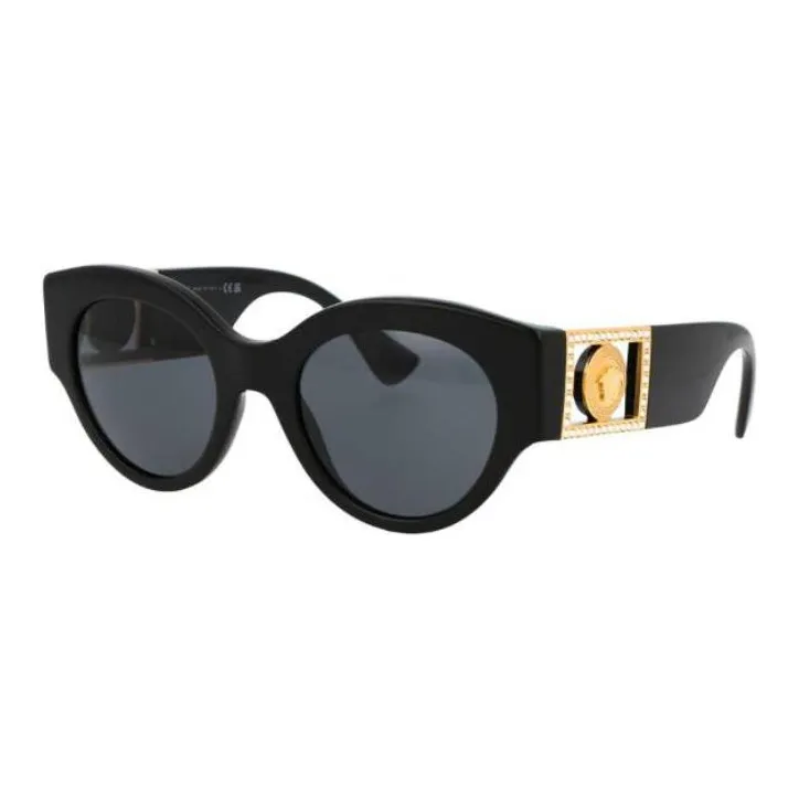 VERSACE Round Frame Sunglasses