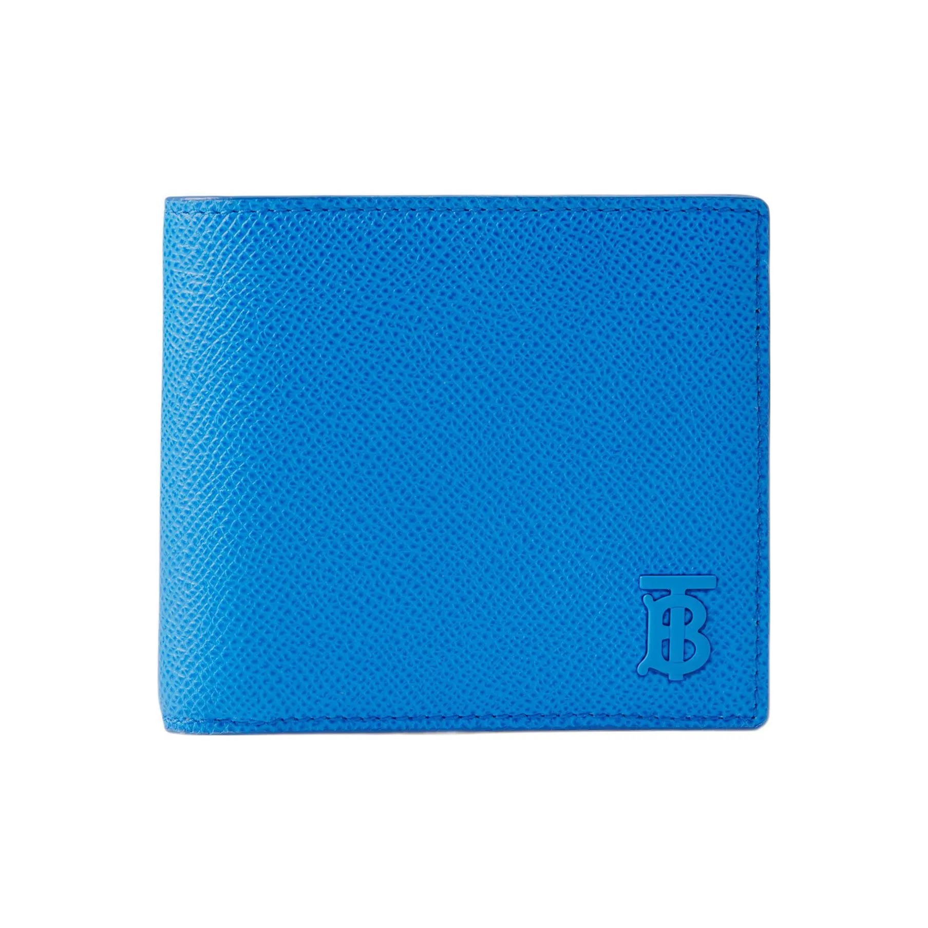 Burberry GRAIN LEATHER Кожаный кошелек для карт Мужской Синий