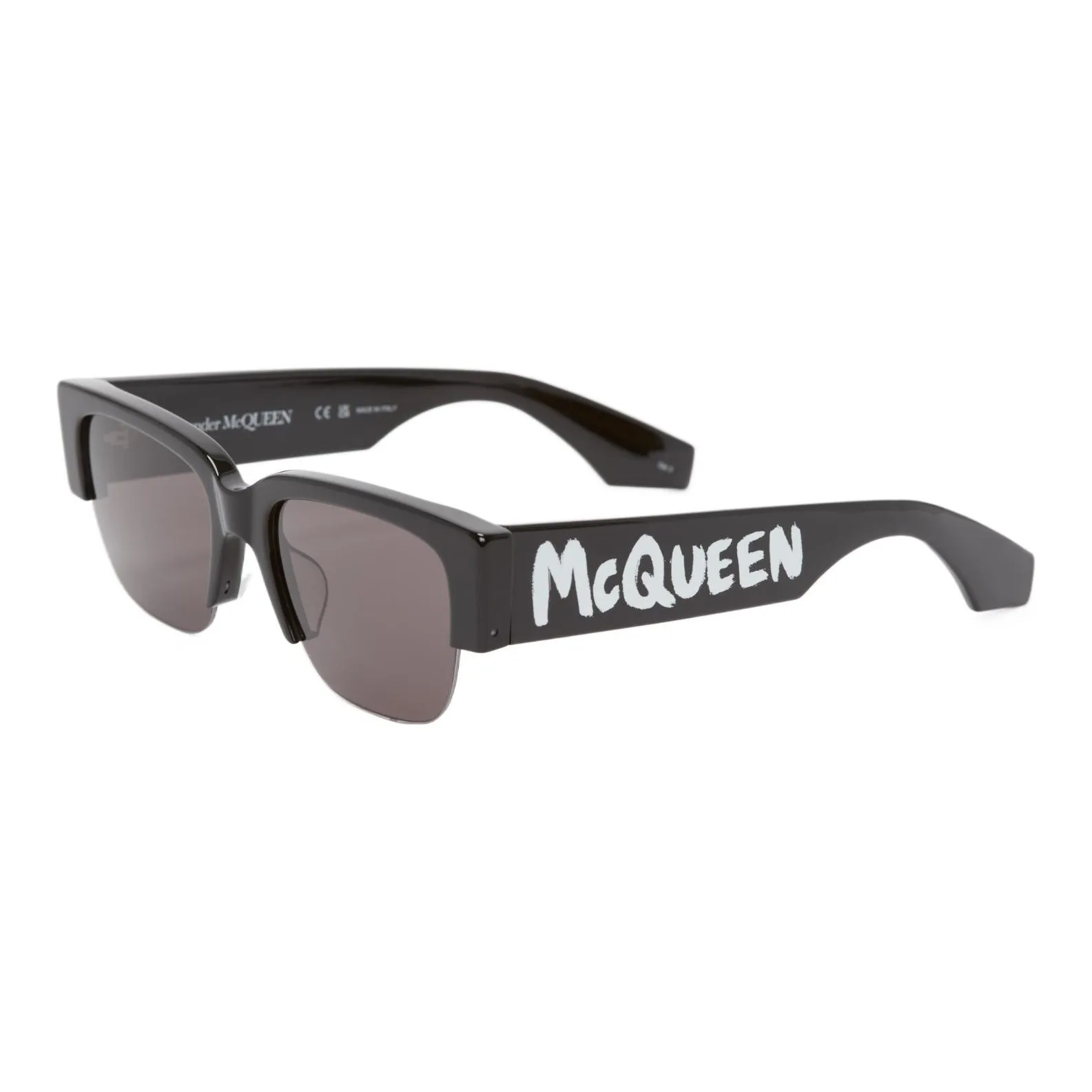 Alexander McQueen Half rim Sunglasses