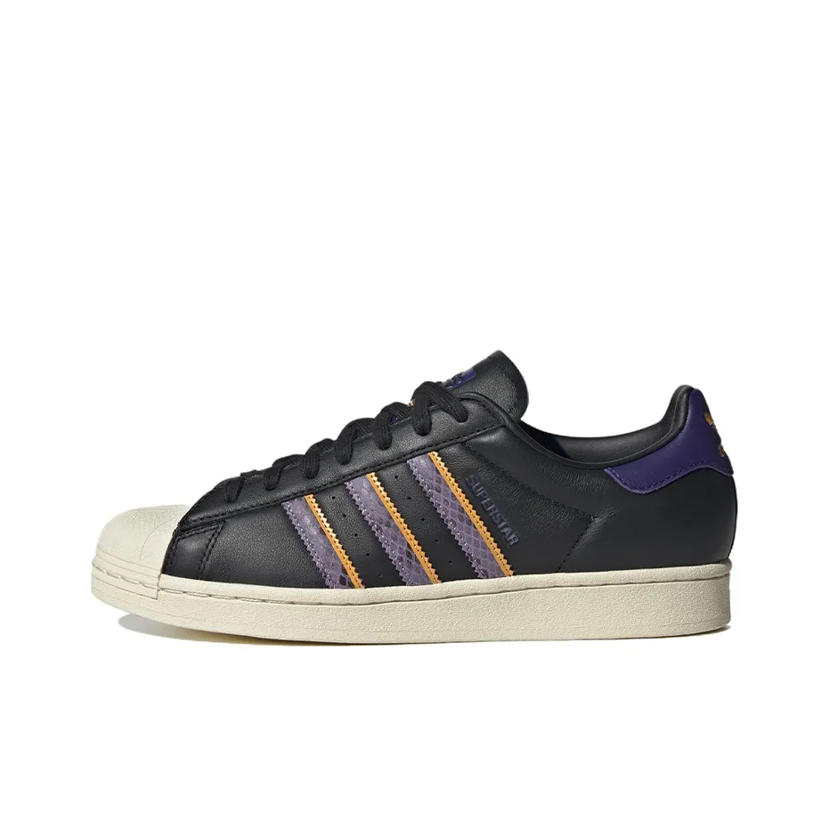 Adidas Superstar 'Black Violet Fusion Snakeskin'