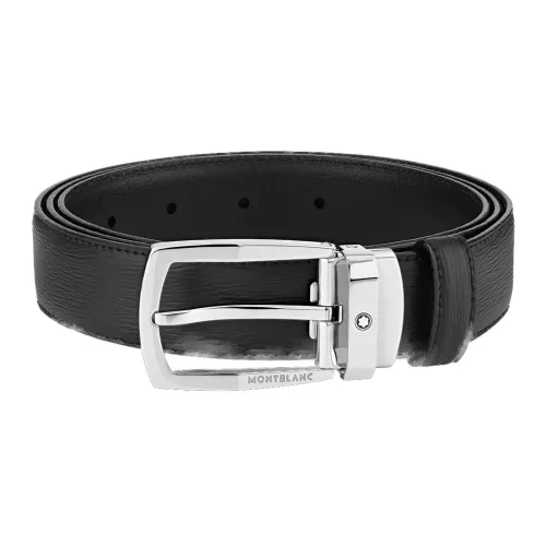 MONTBLANC Кожаные ремни Черный Мужской