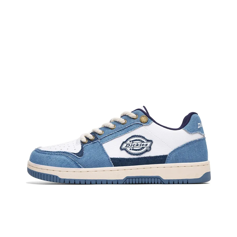 Dickies Patchwork Collection Low Top Skateboard Shoes Men's Light Blue