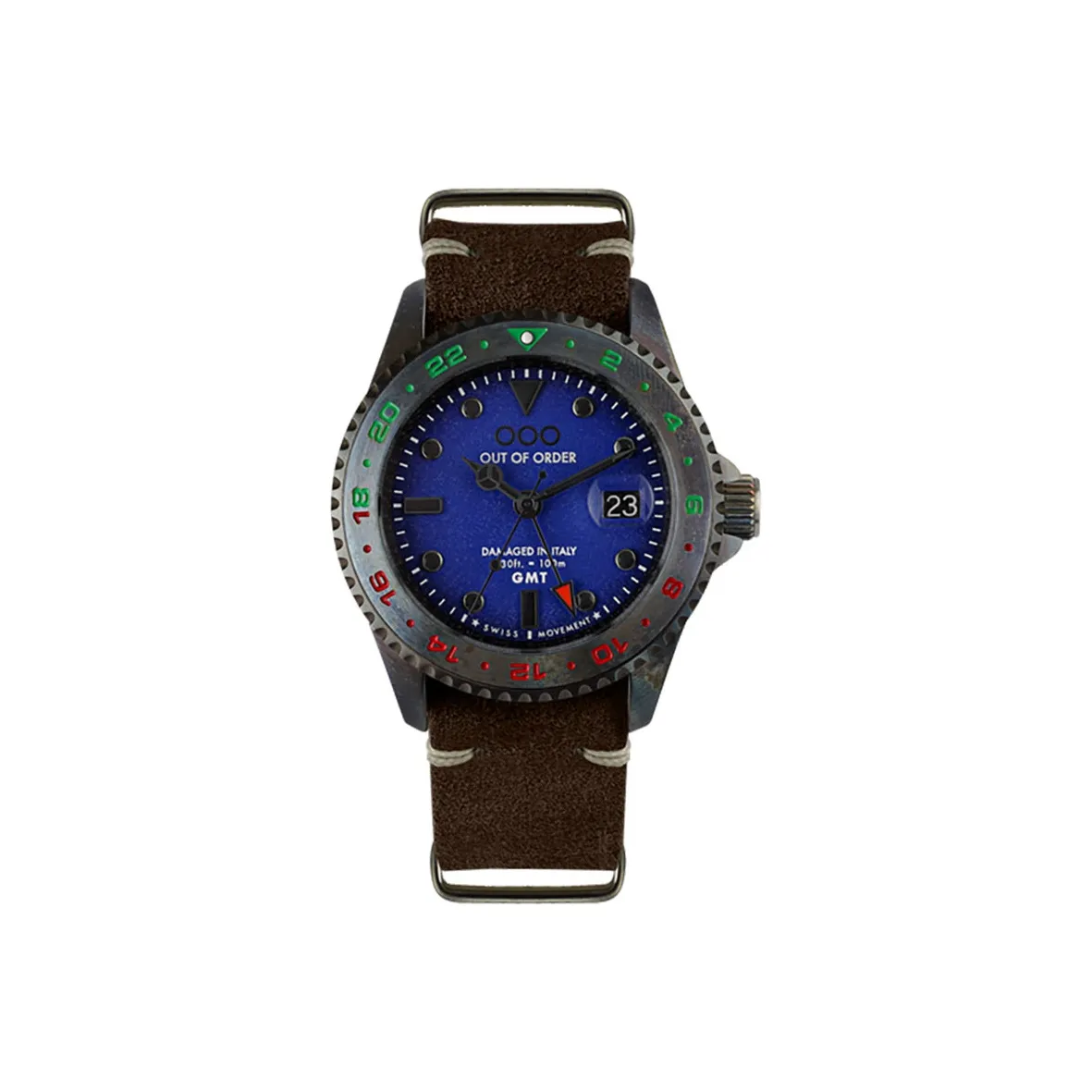 OUT OF ORDER Кварцевый Movement Унисекс Часы 51 мм Синий