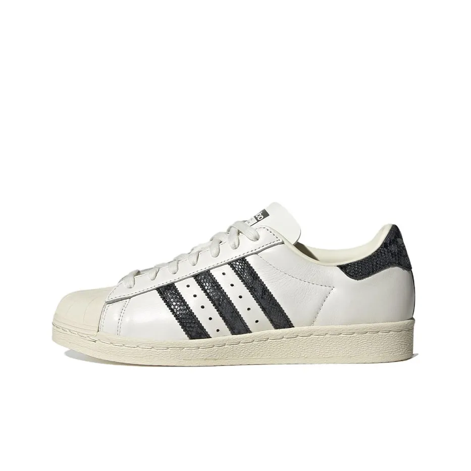 Adidas Originals SUPERSTAR 82 Low Топ Скейтборд Кроссовки Унисекс Черный Белый