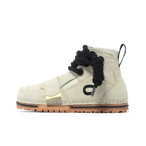 OETZI Кроссовки для скейтбординга High Top Бежевые Унисекс