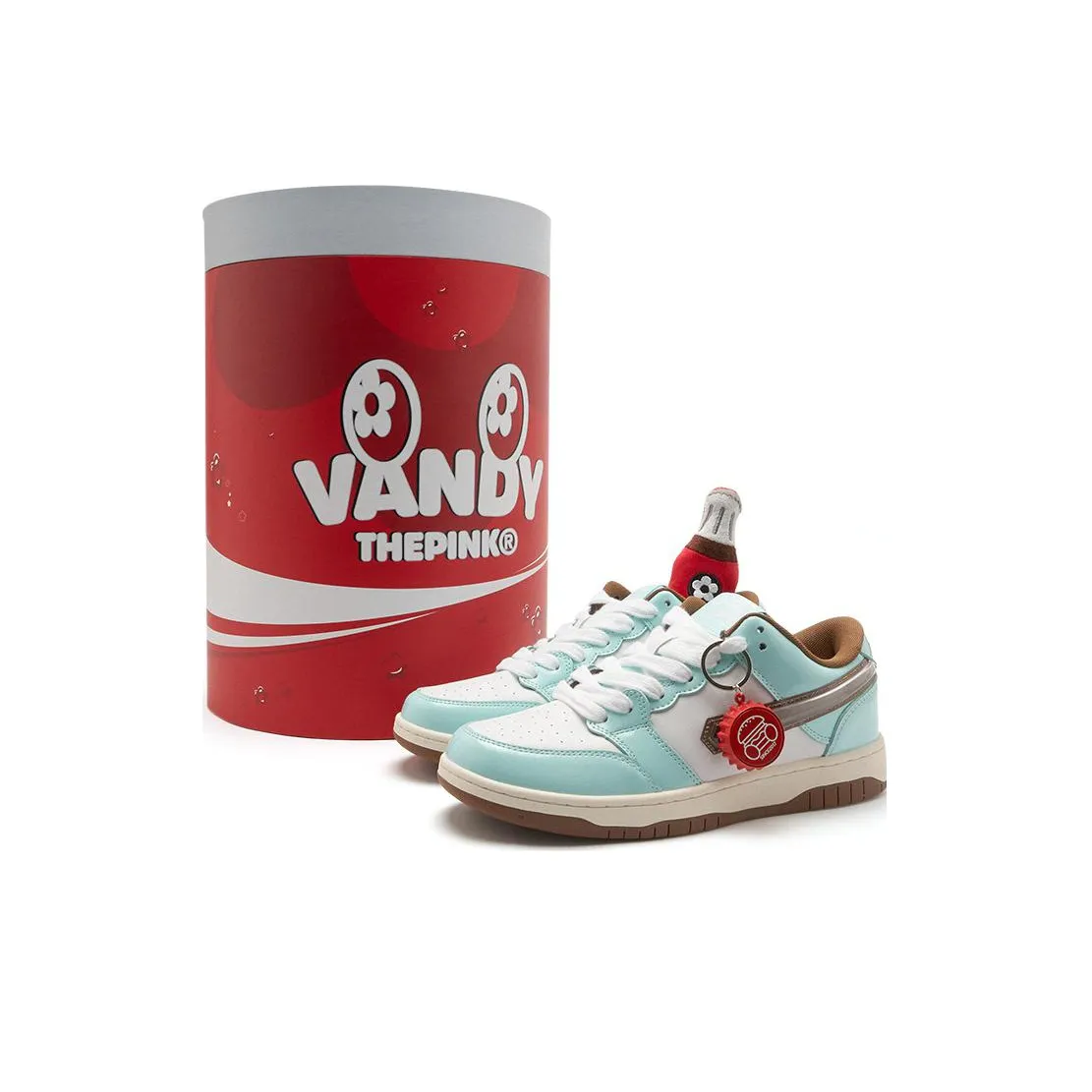 Buy for $181 Cola Burger Shoes ComplexCon Low Top Stylish Skateboarding Shoes Unisex White Blue Special Shoe Box