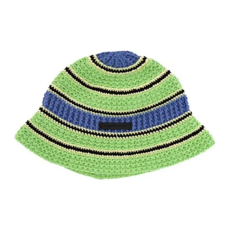 Stella McCartney Colour Block Crochet Hat