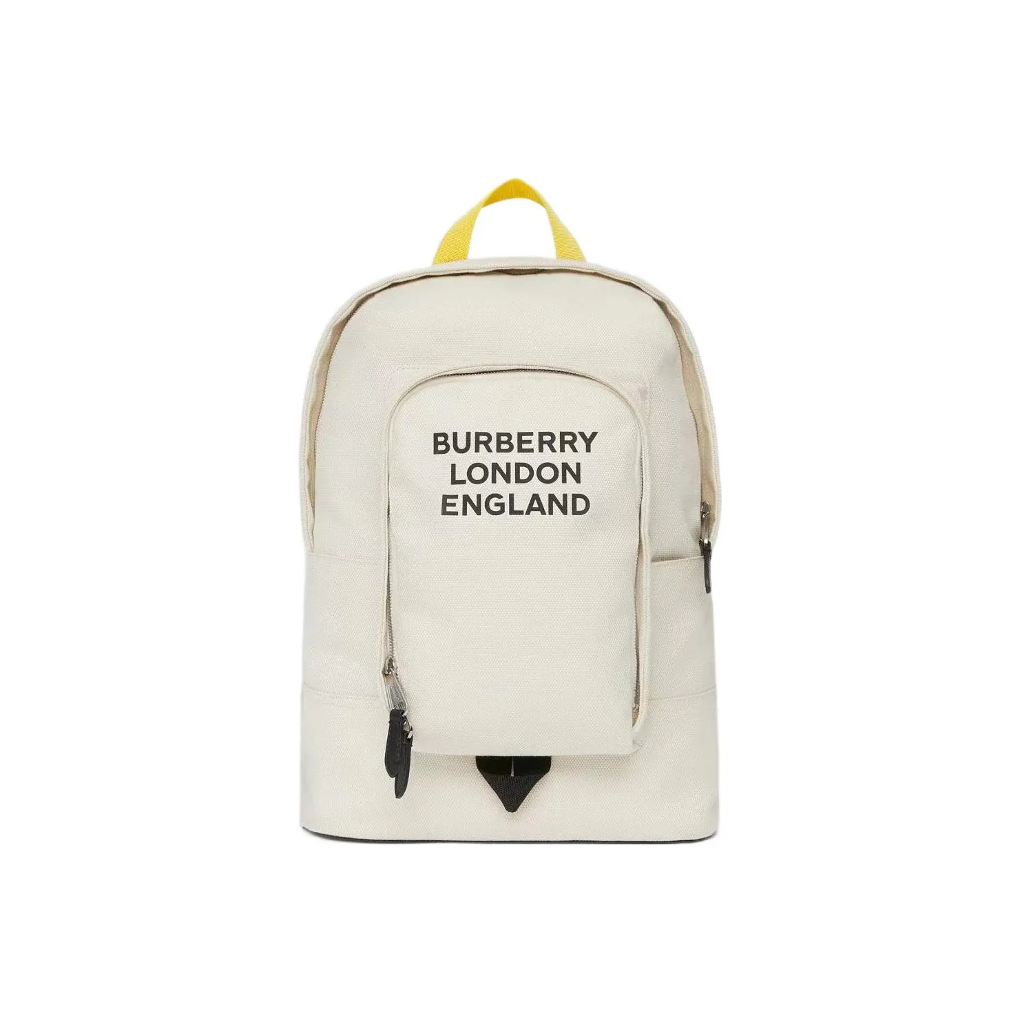 Burberry Cotton Canvas Backpack Tubas Men's Canary Yellow