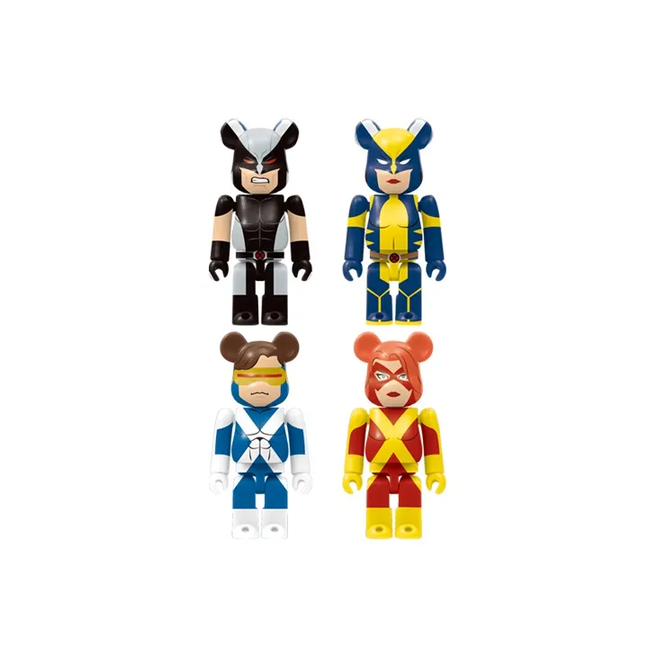 BE@RBRICK Счастливый X MEN Слепые коробки Случайный стиль