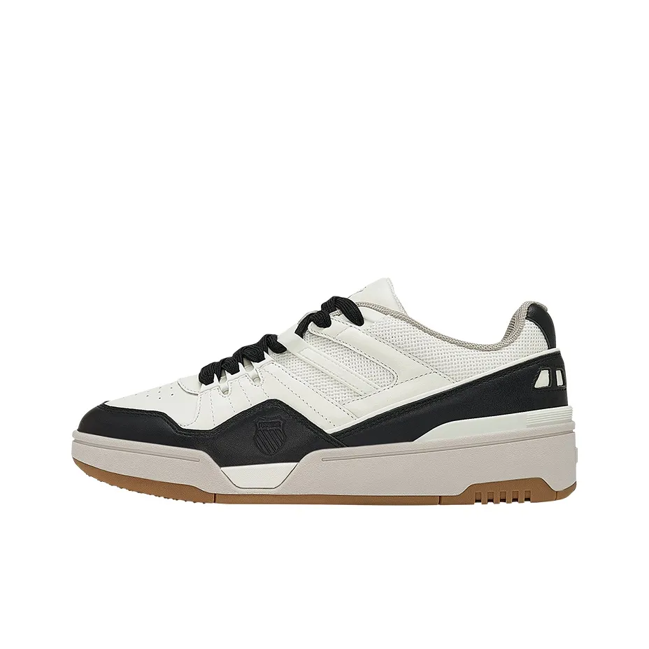 KSWISS MR Slip Resistant Cushioning Low Top Skateboard Shoes Women's Beige Black