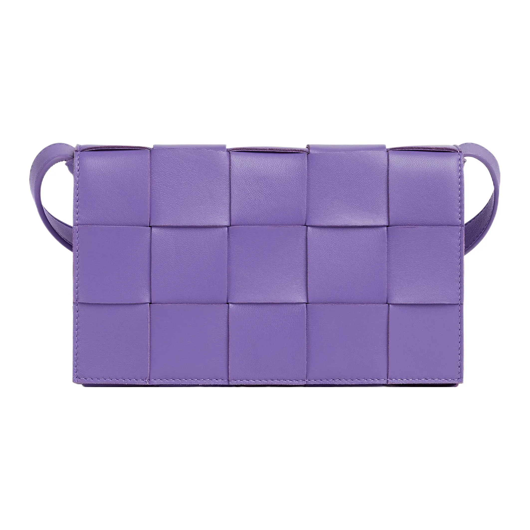 Bottega Veneta CASSETTE Sheepskin Tofu Bag, Handheld Bag, Shoulder Bag, Crossbody Bag Regular Women's Purple