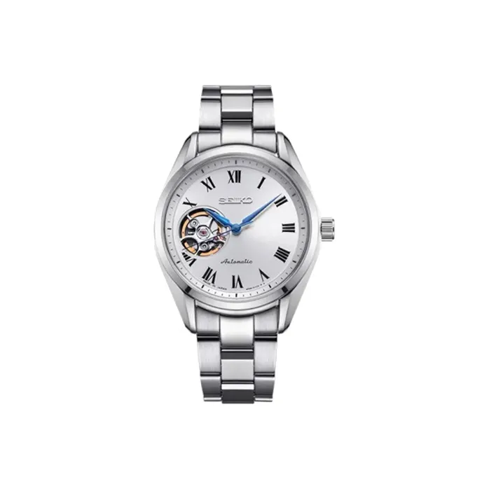 SEIKO Presage Автоматический Механический Механизм Нержавеющая Сталь Корпус Часов Часы Женские Белые SSA877J1