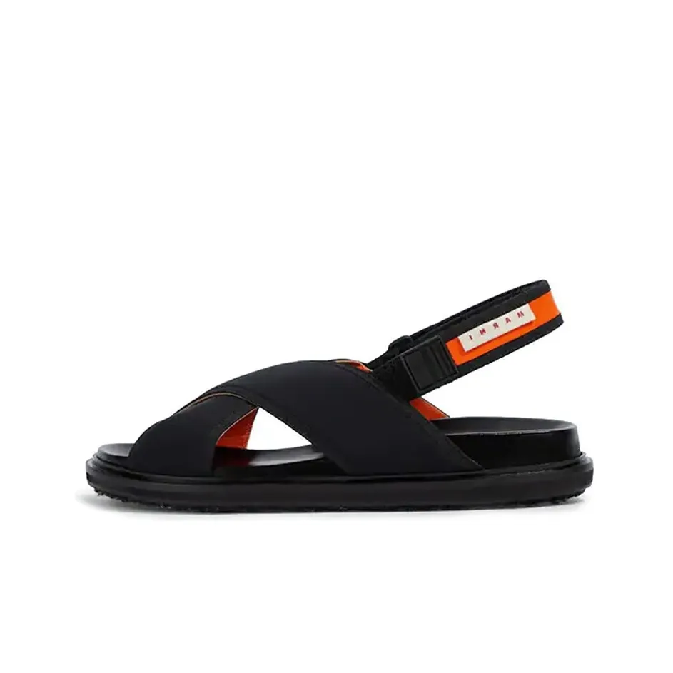 MARNI One Strap Sandals Men's Black