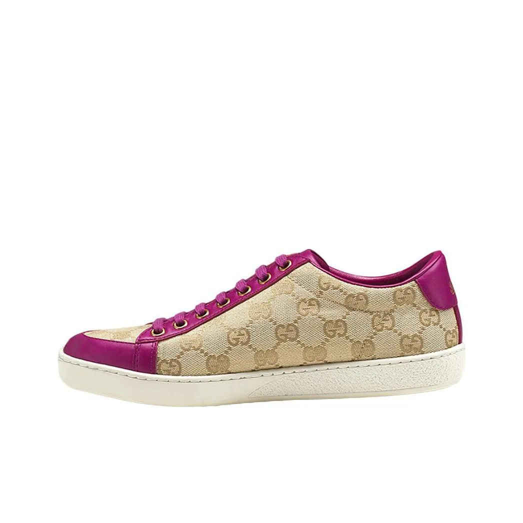 GUCCI Стильные Скейтбординги Женские Бежево-фиолетовый