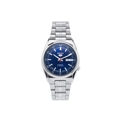 SEIKO Автоматический Механический Movement Мужские Часы 36 мм Синие