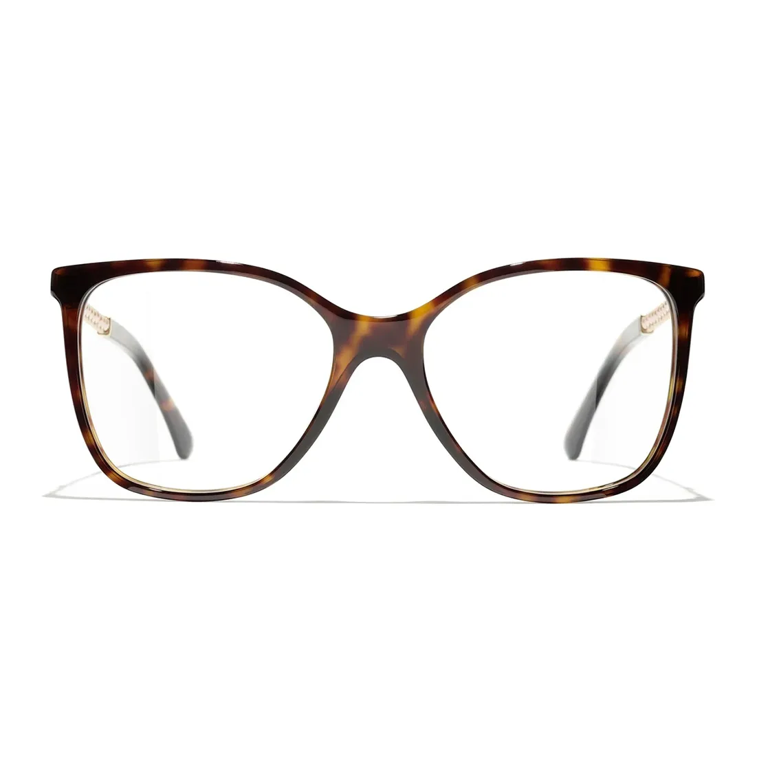 CHANEL Square Plate Frame Square Eyeglass Frames Unisex