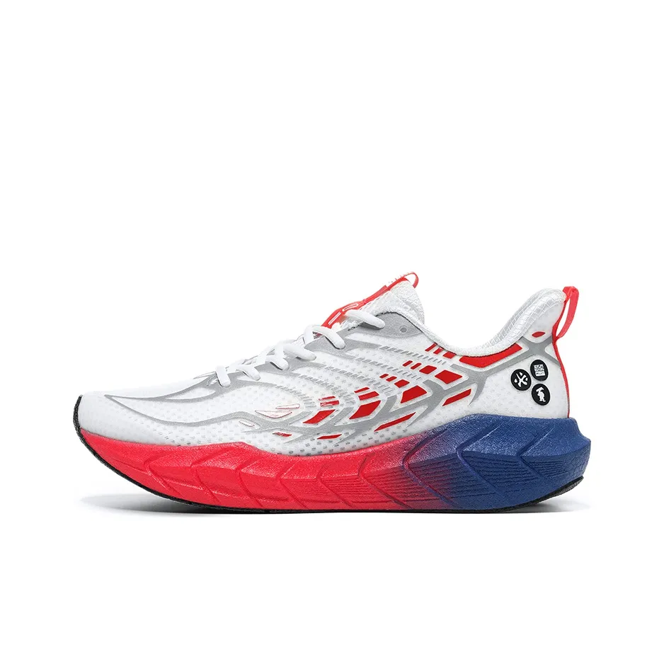 BMAI Expeditionary Force 4,0 Plus Низкие Беговые Кроссовки Мужские Белые Синие Красные