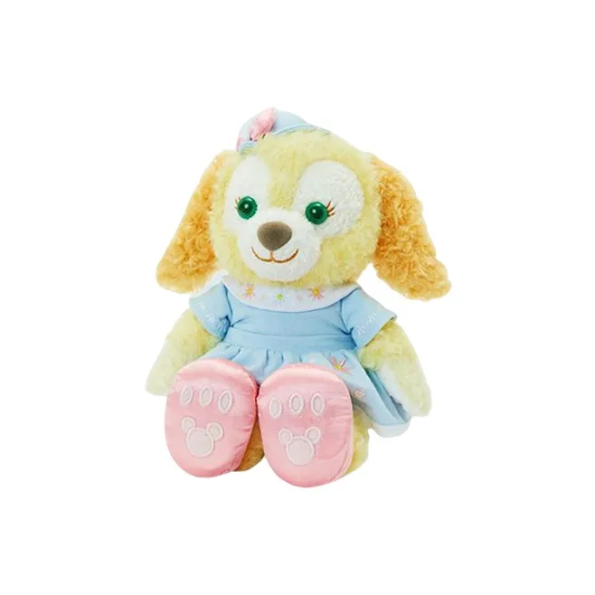 Disney 2023 Spring CookieAnn Duffy and Friends, Весна Цветочный Аромат Желто-синий Куклы Плюшевая кукла 19 см Высота