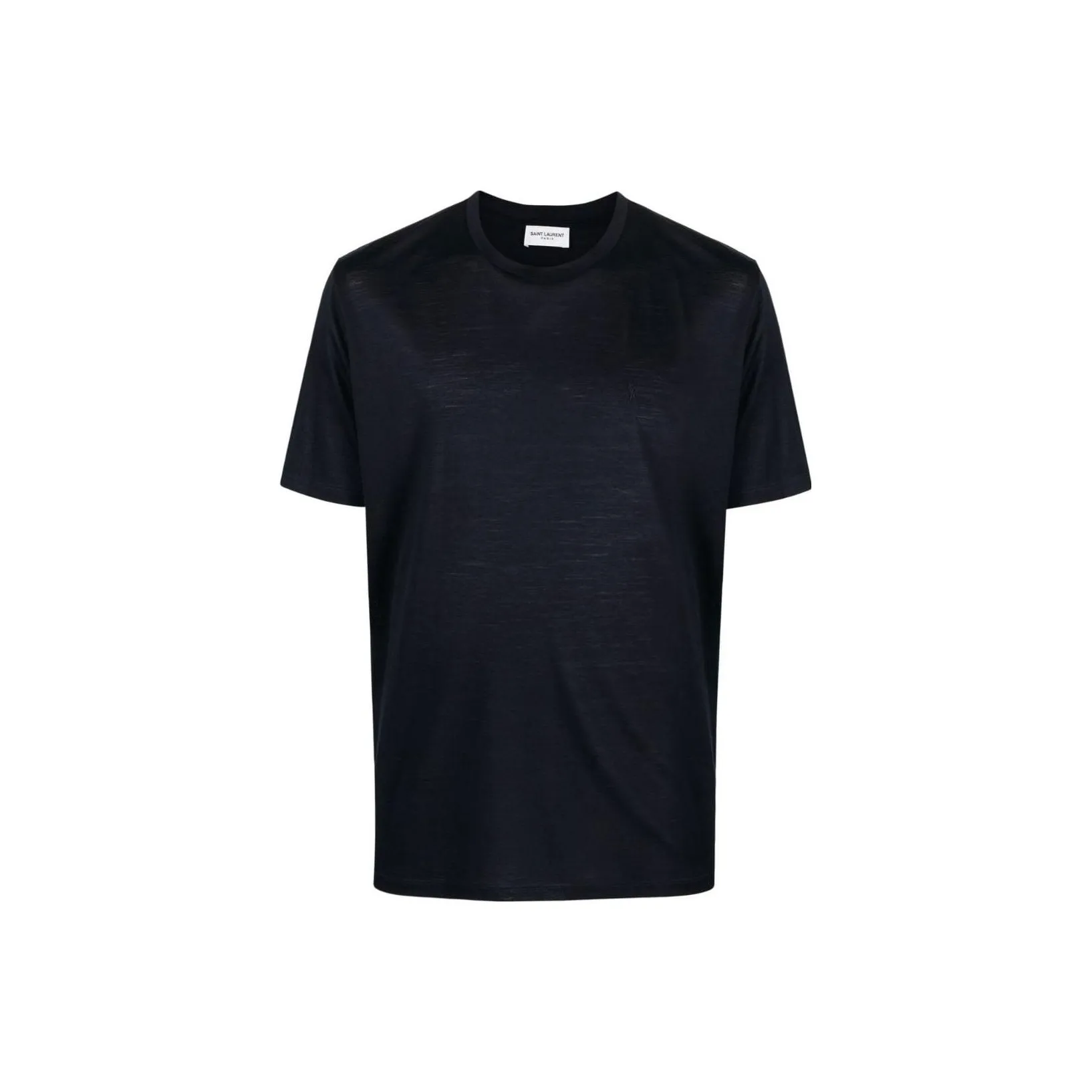 SAINT LAURENT Crew Neck Cotton T shirt
