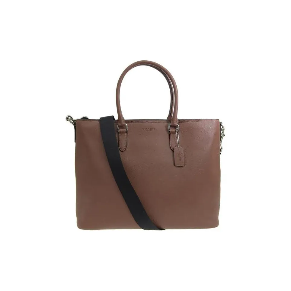 COACH Leather Shoulder Bag, Crossbody Bag, Handbag Tubas Men's Brown