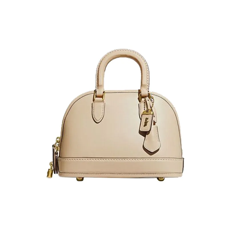 COACH Revel Кожа Сумка через плечо Сумка Средний Женская Светлый Умбра