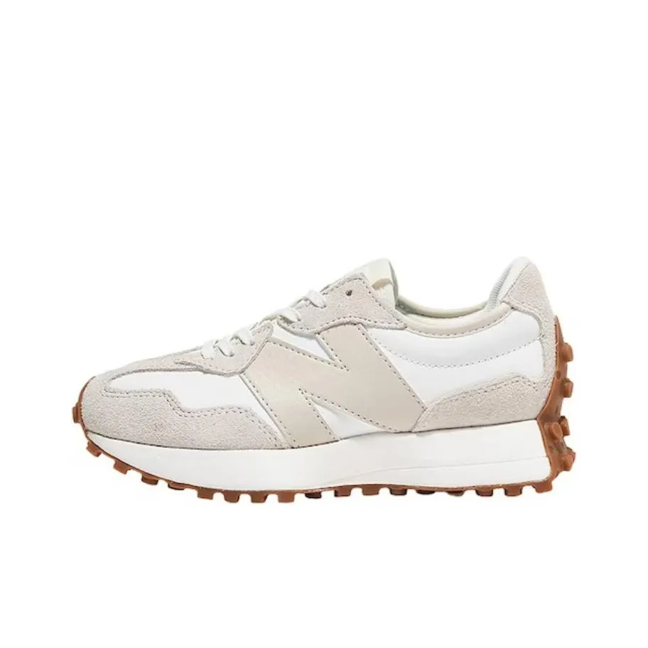 New Balance 327 Beige White Gum Pink Women's