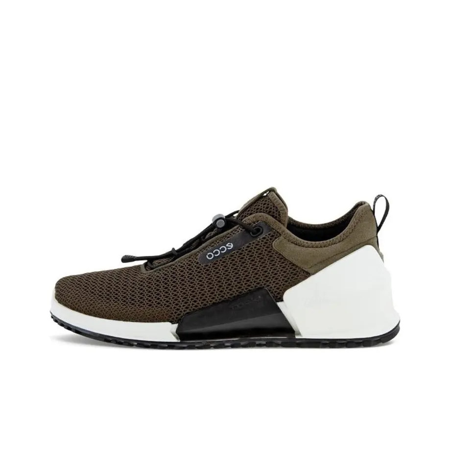 Ecco Striding 2,0 Series Низкий Топ Спортивная Повседневная Обувь Мужская Армейский Зеленый