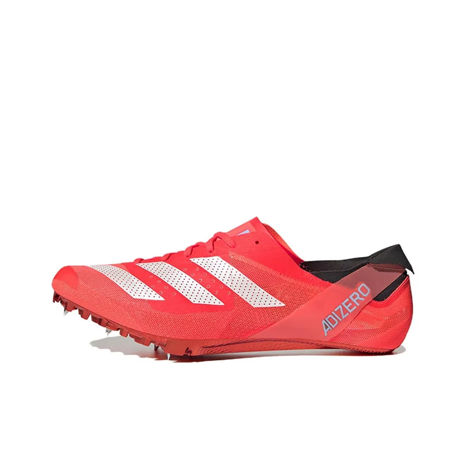 Adidas Adizero Finesse Шок Абсорберы Противоскользящие Устойчивые к истиранию Низкий Топ Беговые кроссовки Унисекс Красный Белый