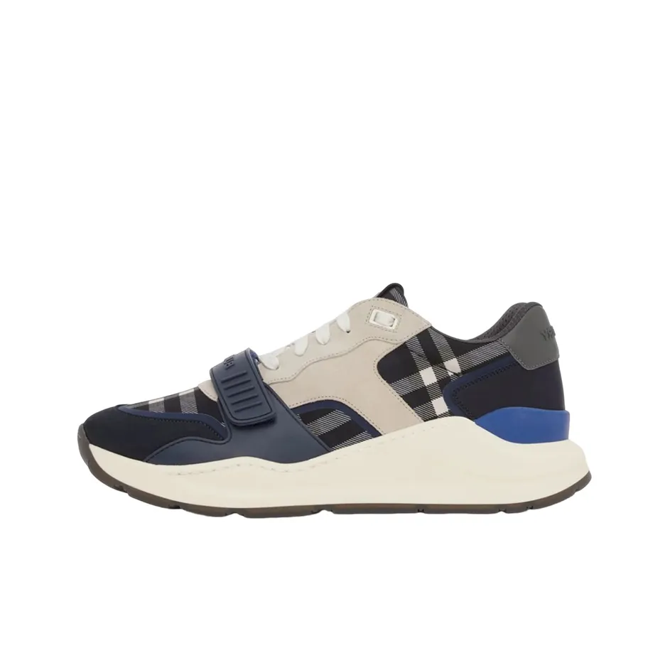 Burberry Check Sneakers 'Dark Charcoal Blue'