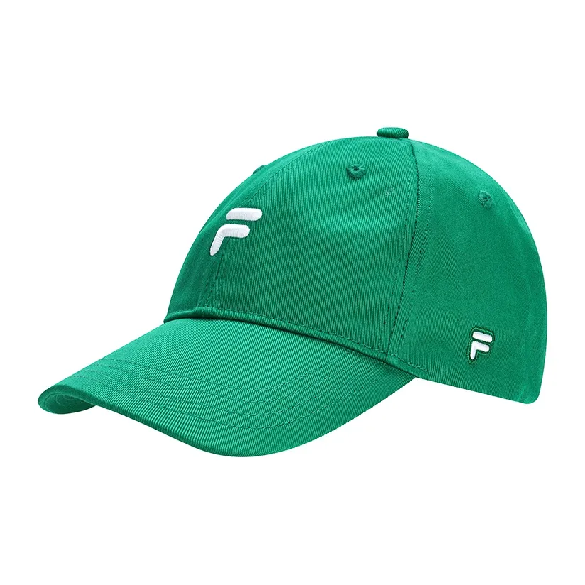 FILA FUSION Cotton Baseball Caps Unisex Soft Green