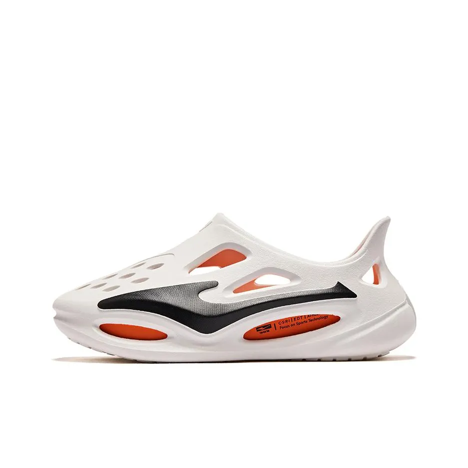 Erke Infinite Lite Clogs Sports Sandals Women's Black Orange