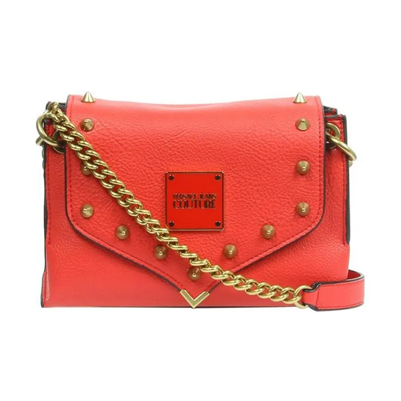 VERSACE JEANS COUTURE Полиэстер Сумка через плечо Сумка на плечо Женская Оранжевая