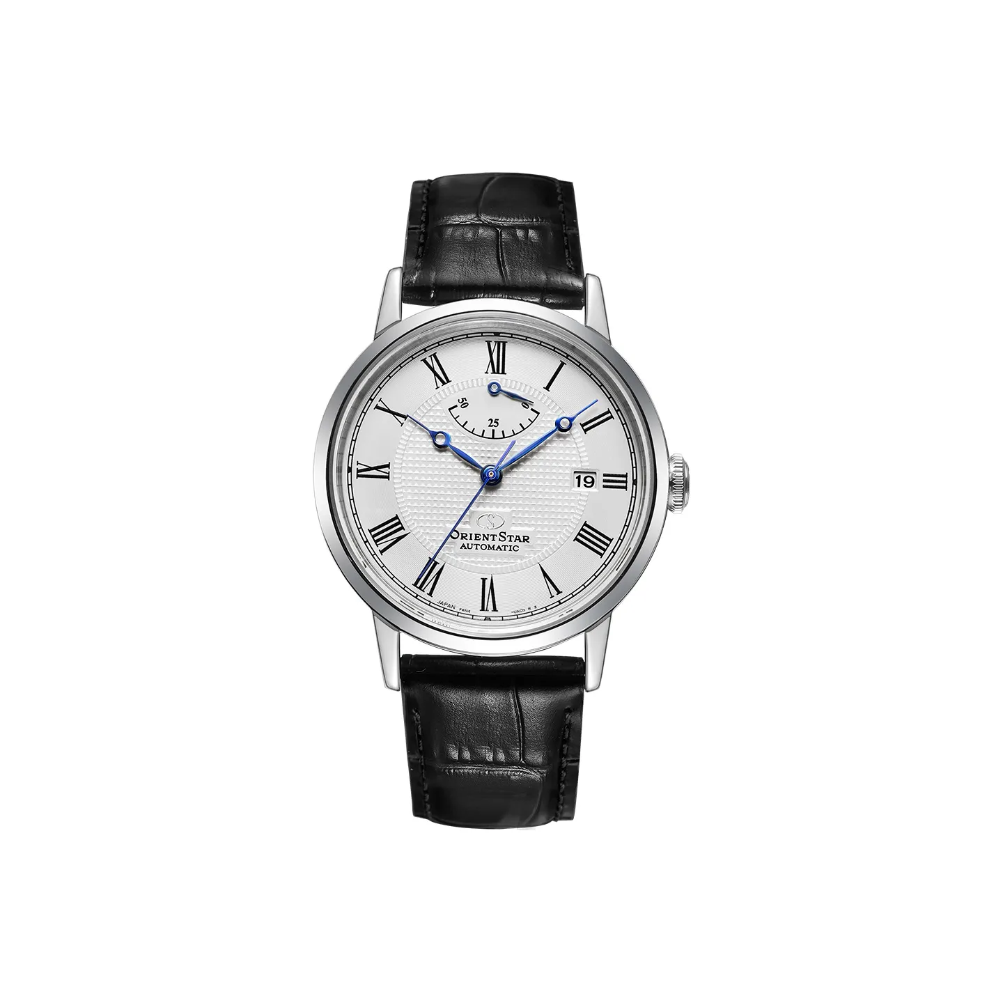 ORIENT STAR Master Collection Automatic Mechanical Movement Leather Strap Watch Men's Watches White Dial RE AU0002S00B