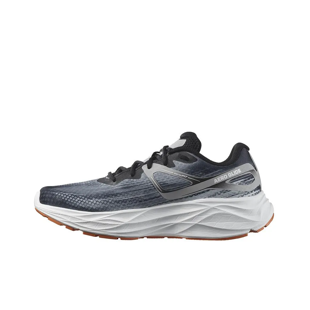 SALOMON Aero Glide Slip-resistant Abrasion-resistant Lightweight Low-Top Casual Running Shoes Men's Black Gray SALOMON Aero Glide противоскользящий устойчивый к истиранию легкий низкий топ повседневная обувь для бега мужская черный серый