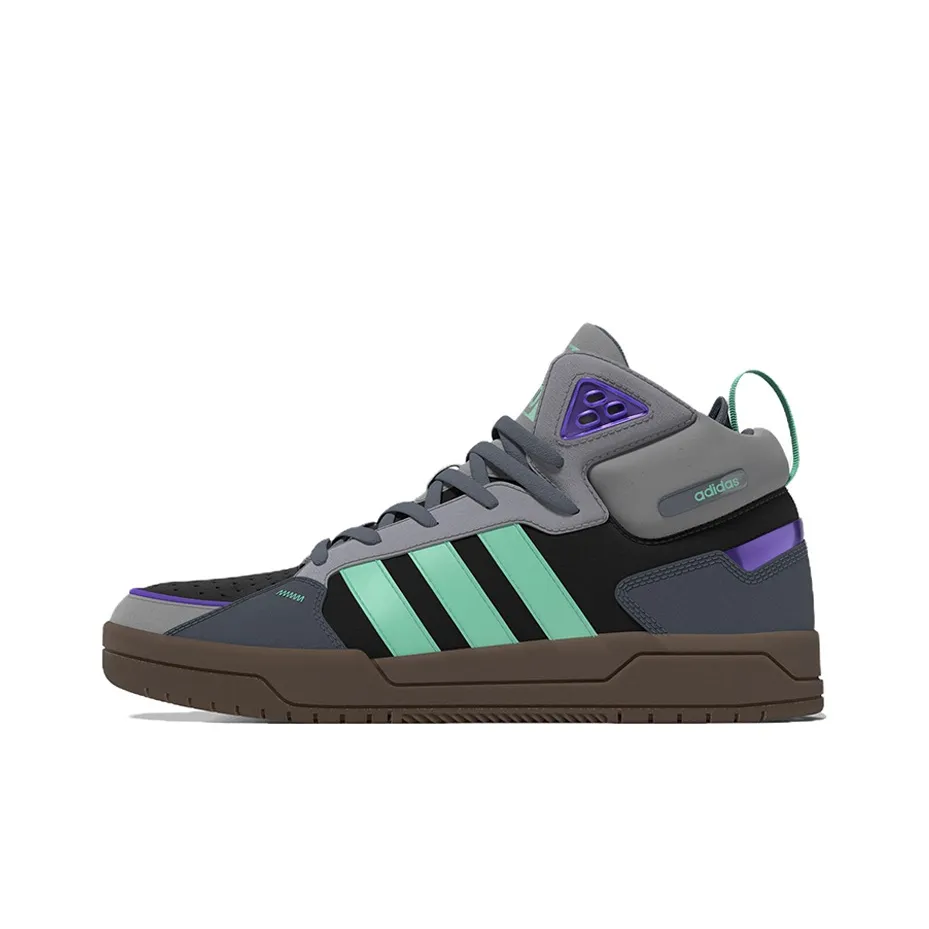 Adidas Neo 100DB Mid Shoes 'Grey Black Purple Gum'