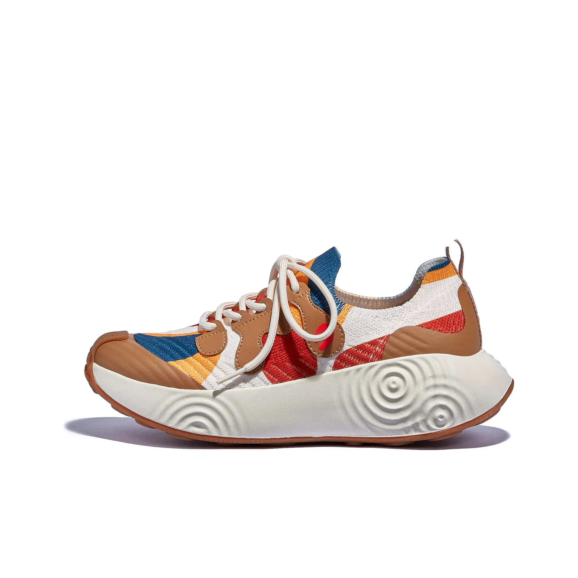 U.IN Разрисованная Путешественная Обувь Цвет Геометрический 5 Bulava 1 Кэжуал Женская