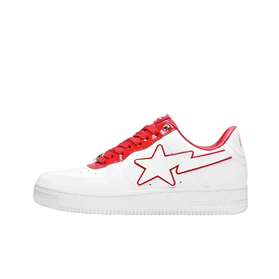 A BATHING APE STA Стильные Скейтбординги Мужской Белый Красный