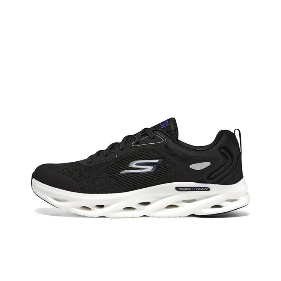 Skechers Go Run Swirl Tech Speed 'Black White'